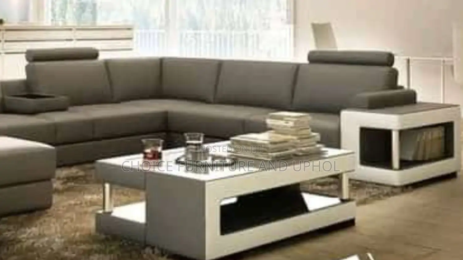 Sofa Set of Chair Corner Unit Plus Centre Table