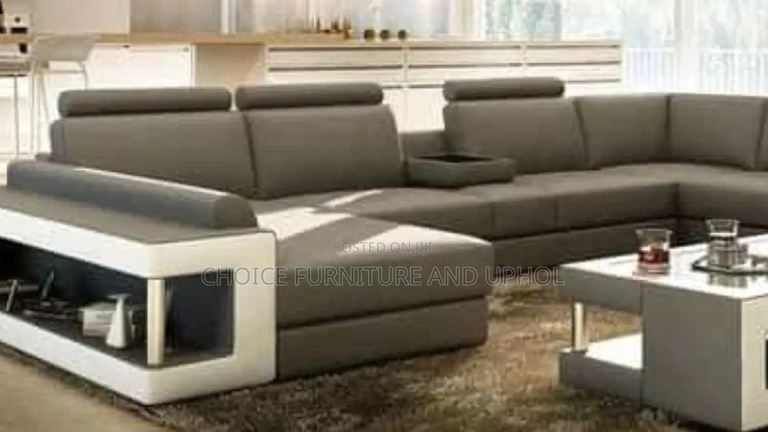 Sofa Set of Chair Corner Unit Plus Centre Table