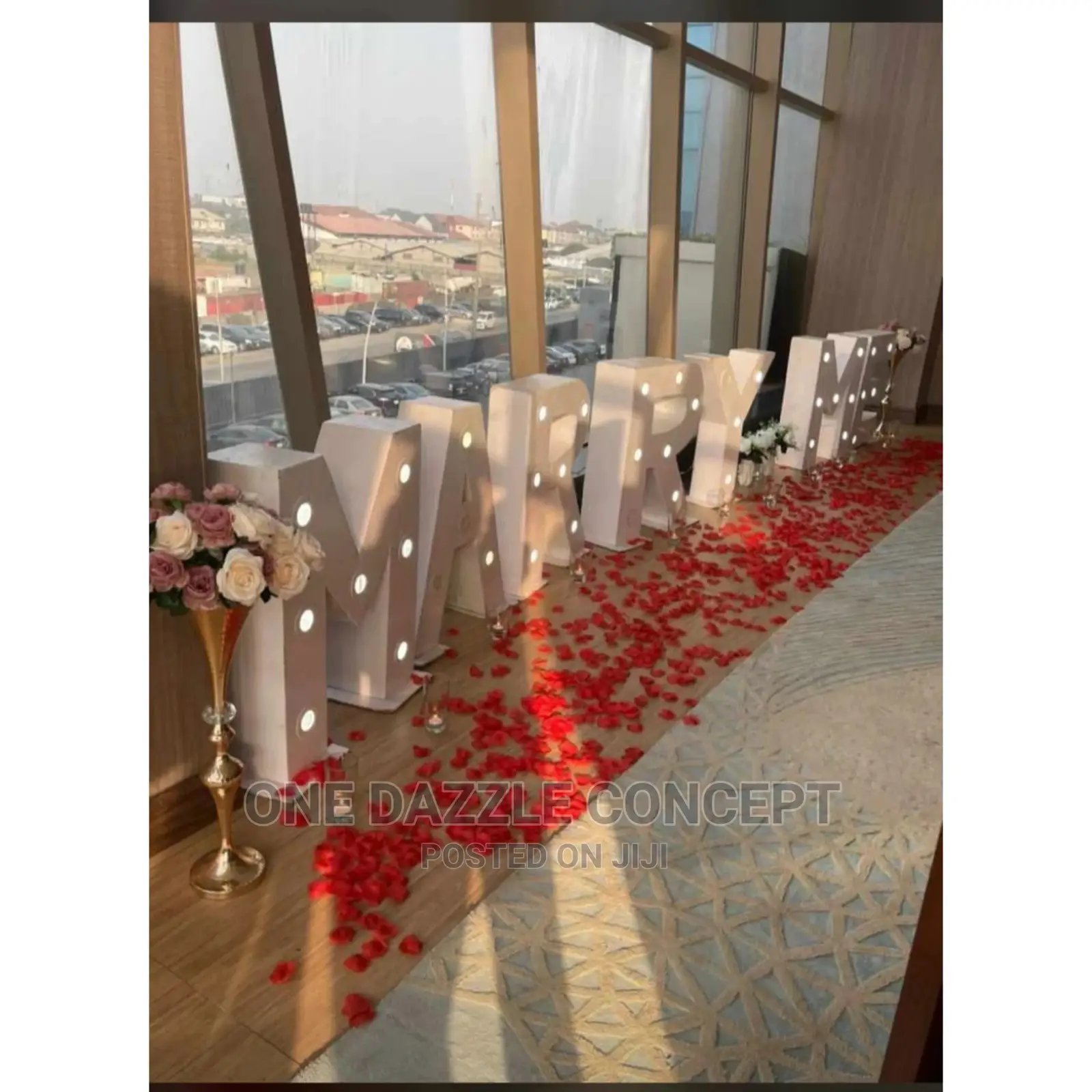 Marry Me Proposal Decor