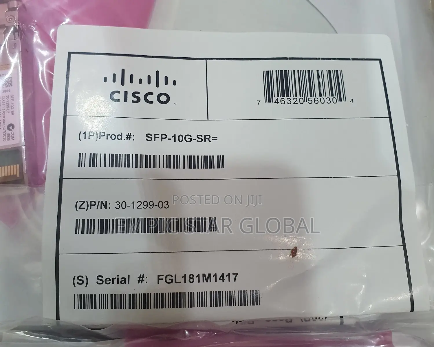 Cisco SFP Moduel SFP-10g-Sr