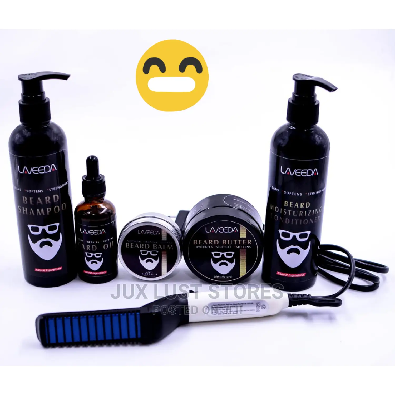 Complete Set of Beard Growth Kit ( With Beard Comb)