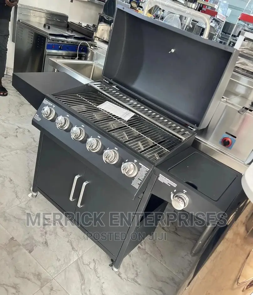 Commercial 6 Burner BBQ Gas Grill