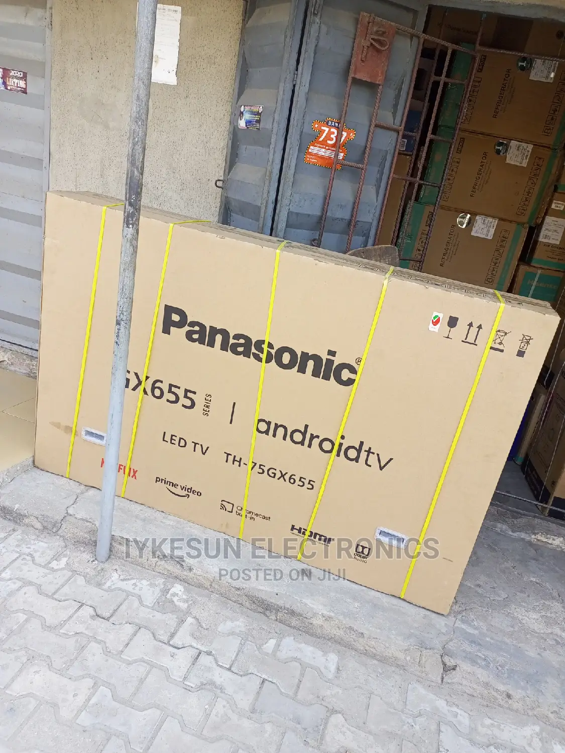 Original Panasonic TV 75" LED Smart Android Netflix Youtube
