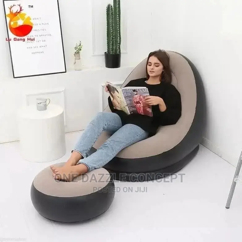 Inflatable Lounge Chair And Leg Rest
