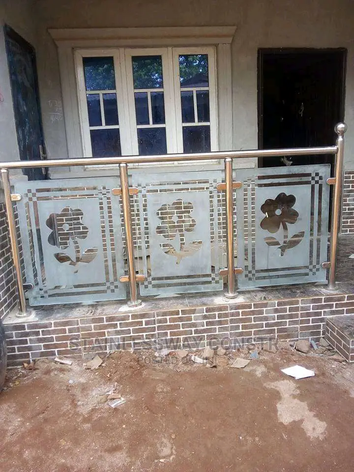 Stainless Designed Glass Railing@ Asokoro Axis
