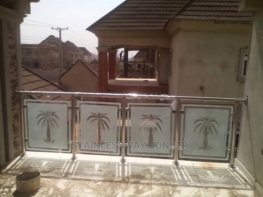 Stainless Designed Glass Railing@ Asokoro Axis