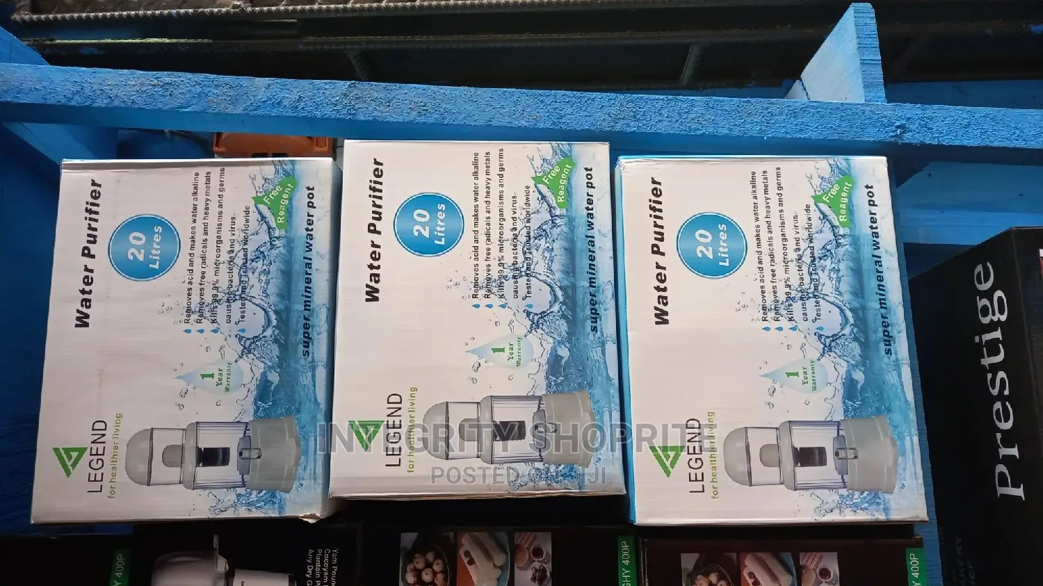 Legend Water Purifier Filter and Dispenser - 24l + Akaline.