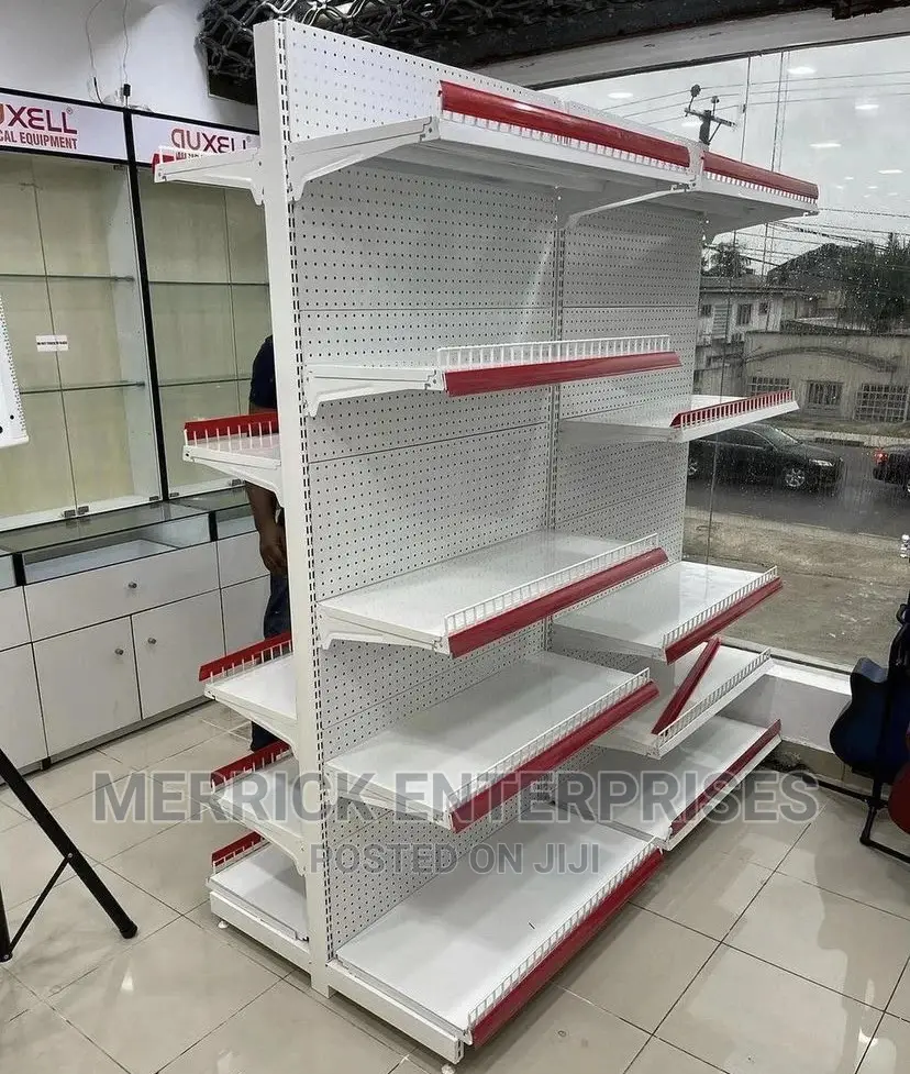 Supermarket Double Shelves