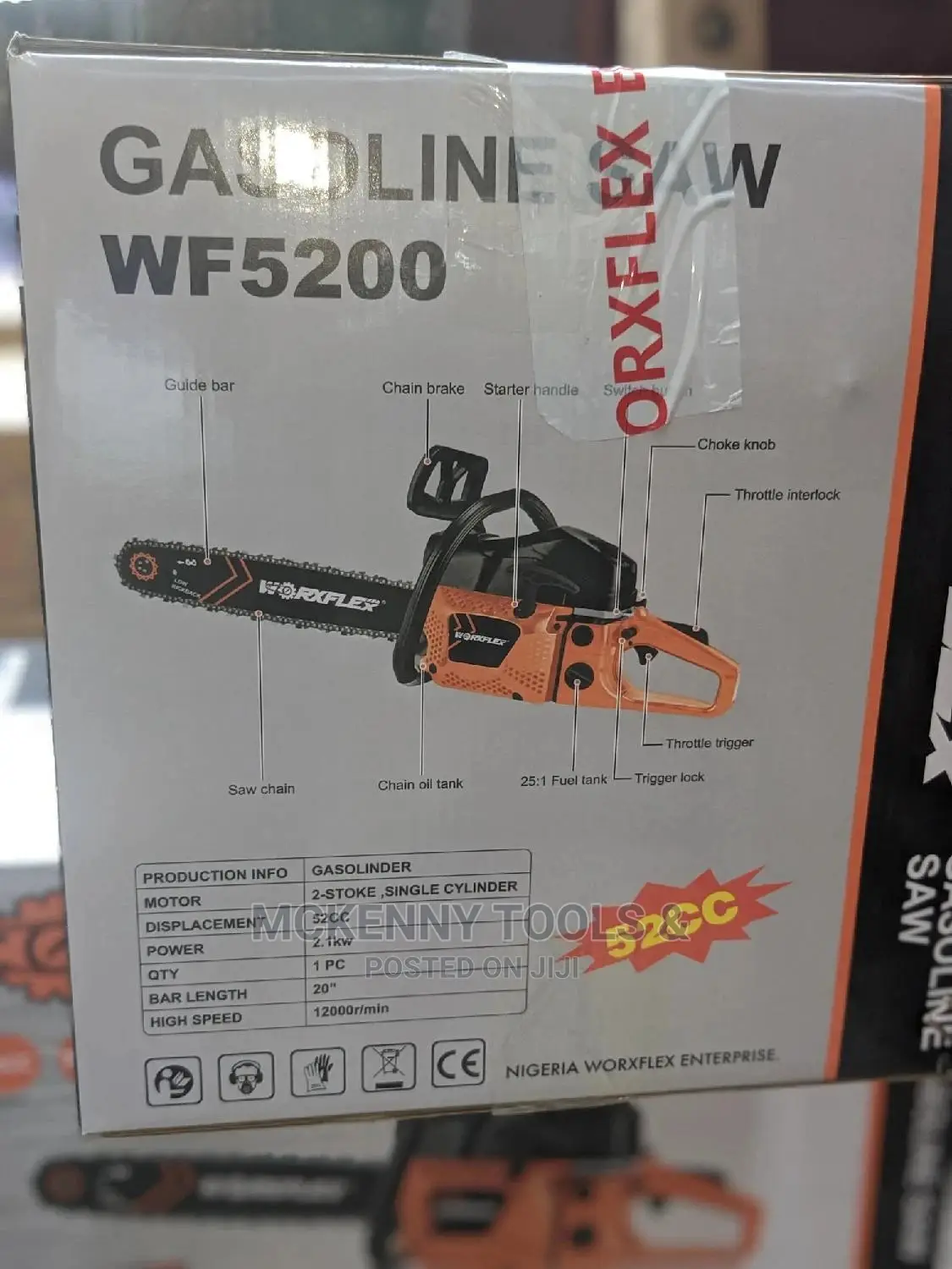 WORFLEX Gasoline Chain Saw