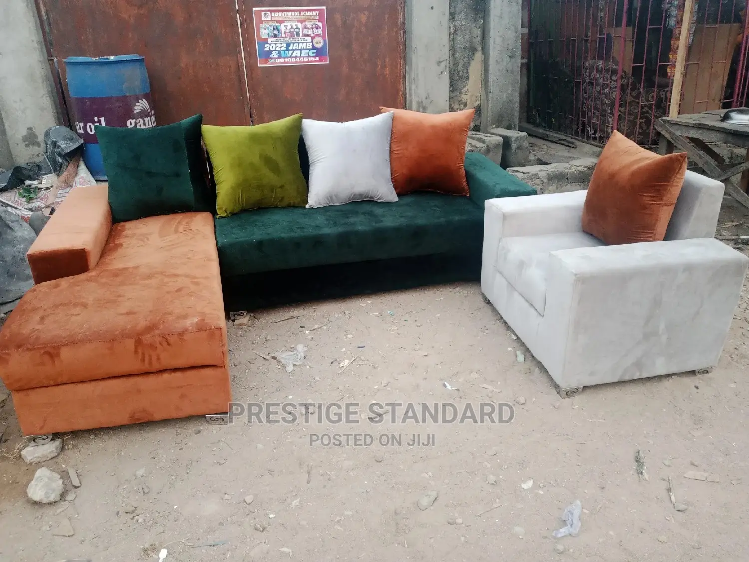 Quality 7 Seater L Shaped Living Room Sofa Chair