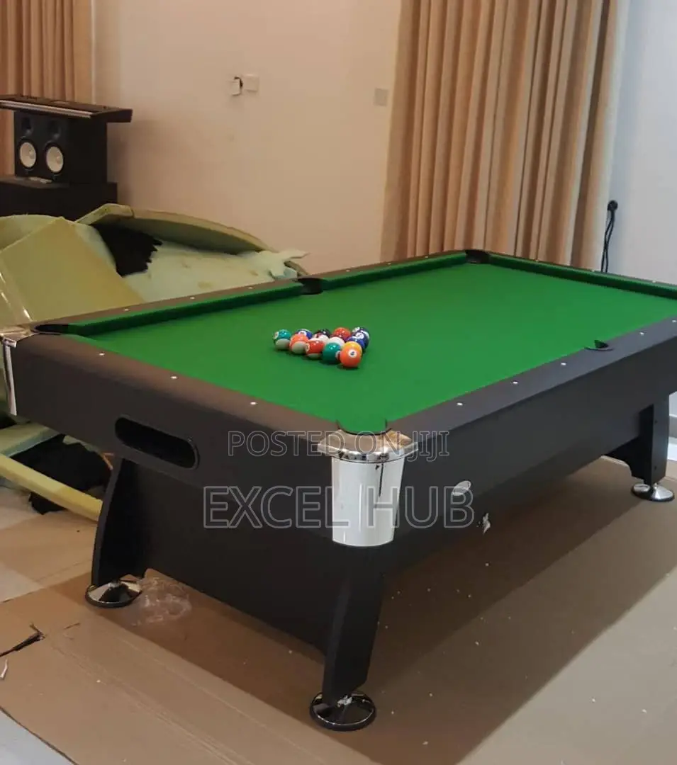 8ft Pool Table Nashua Green Felt With Silver Edges9