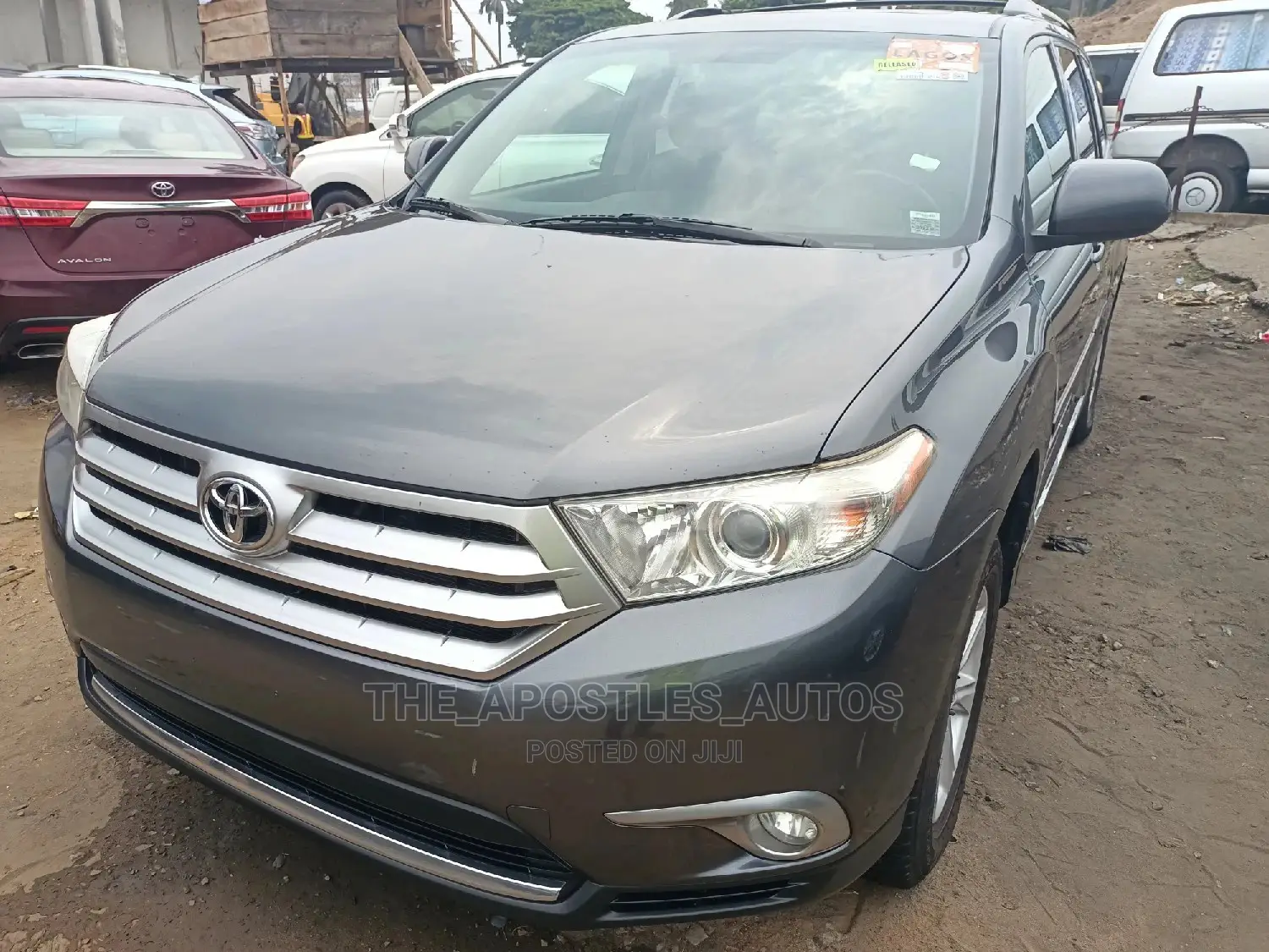 Toyota Highlander Limited 2012 Gray