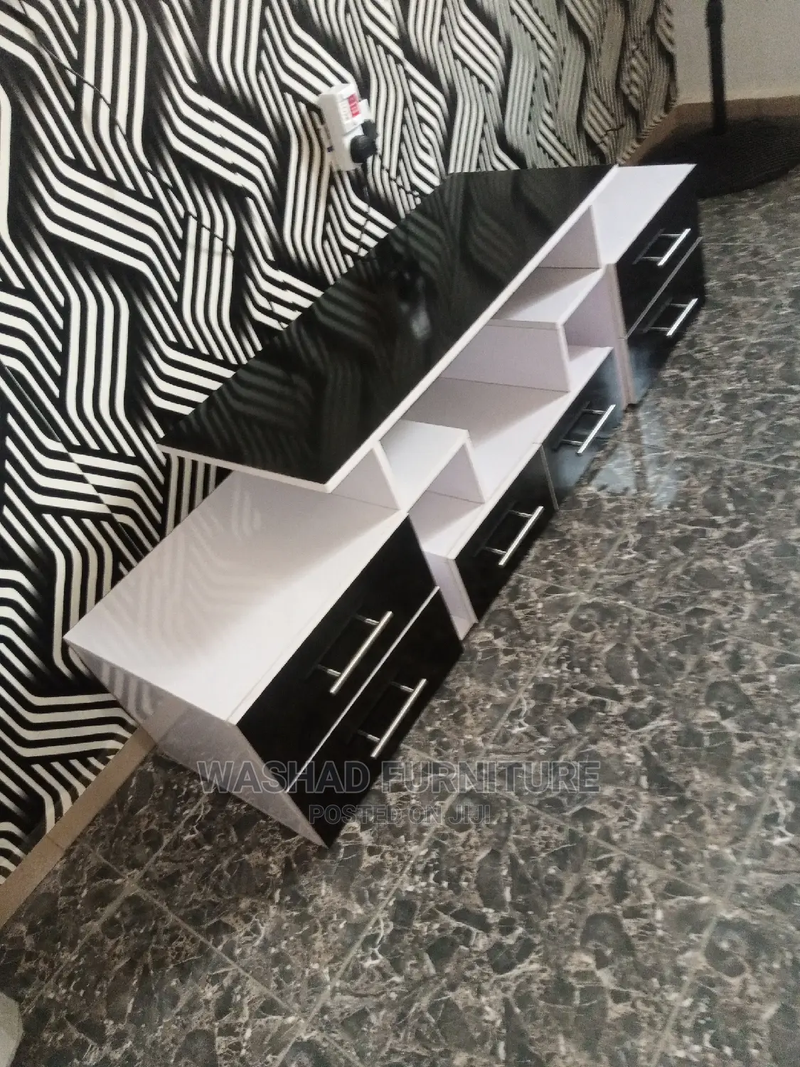 A Unique Tv Stand With Drawers