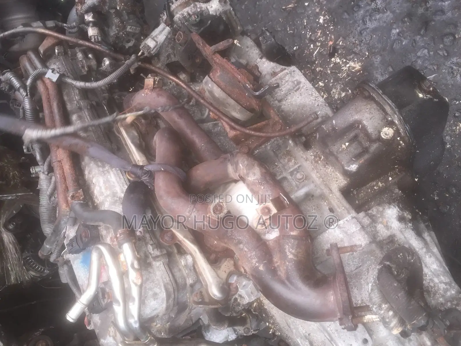 Toyota Landcruiser V8 Engine.