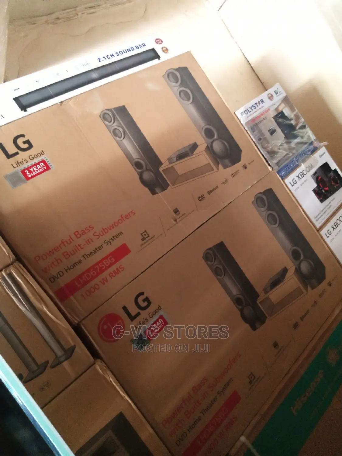 LG 675 LHD 5.1 Ch. Bluetooth DVD Home Theatre System