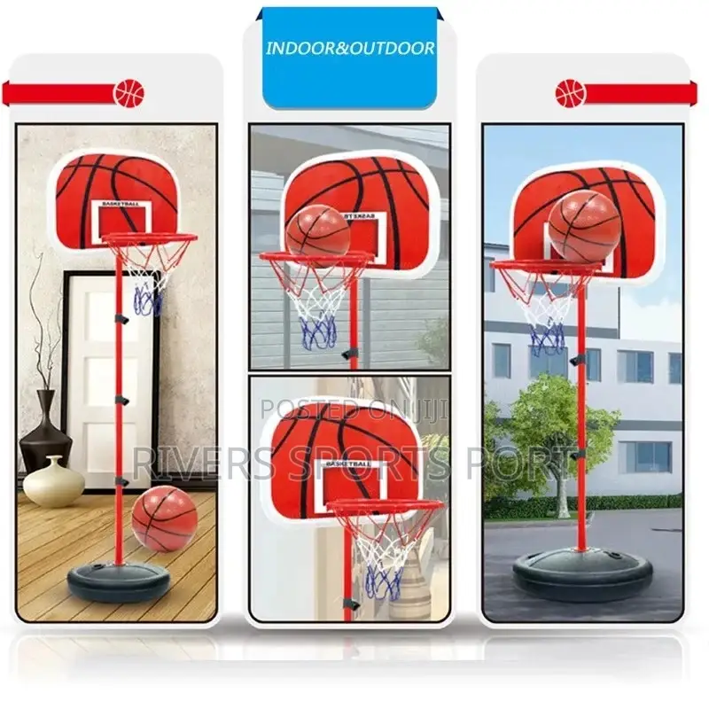 Basketball Stand, 63-165 Height Adjustable Kids Goal Hoop
