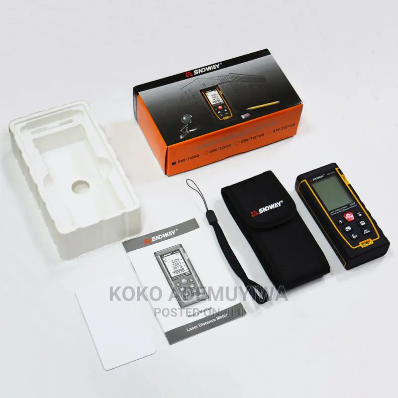 SNDWAY Laser Distance Rangefinder 100M Tape Ruler Measure