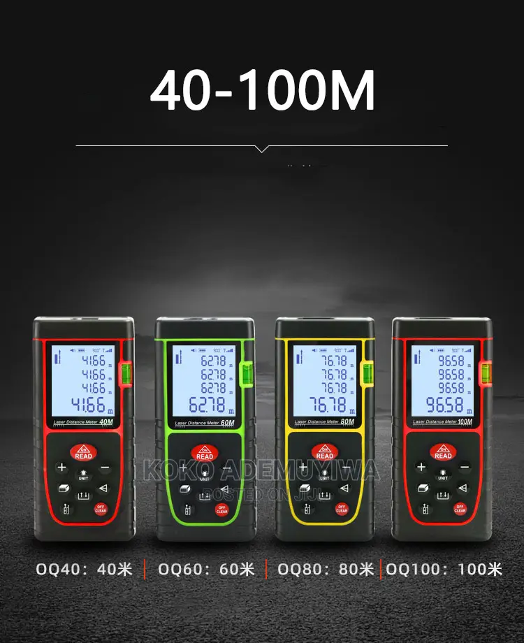KDK Laser Distance Rangefinder 100m Tape