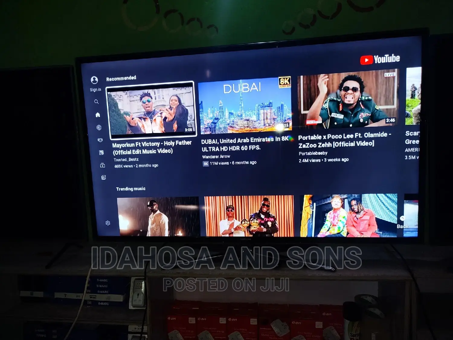 UK Used 55 Inches Smasung Smart Tv