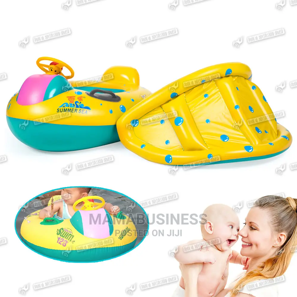 Arshiner Children Sunshade Swimming Inflatable Boat