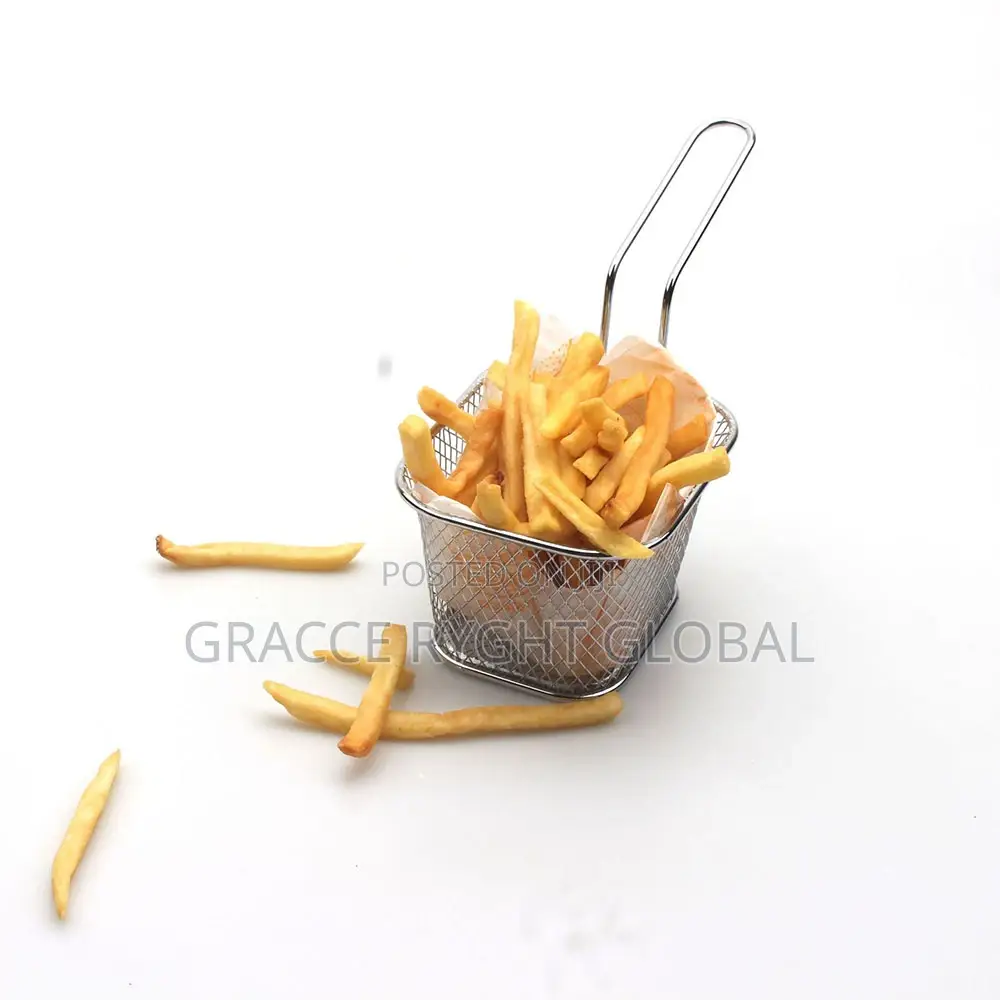 Stainless Chips Serving Basket