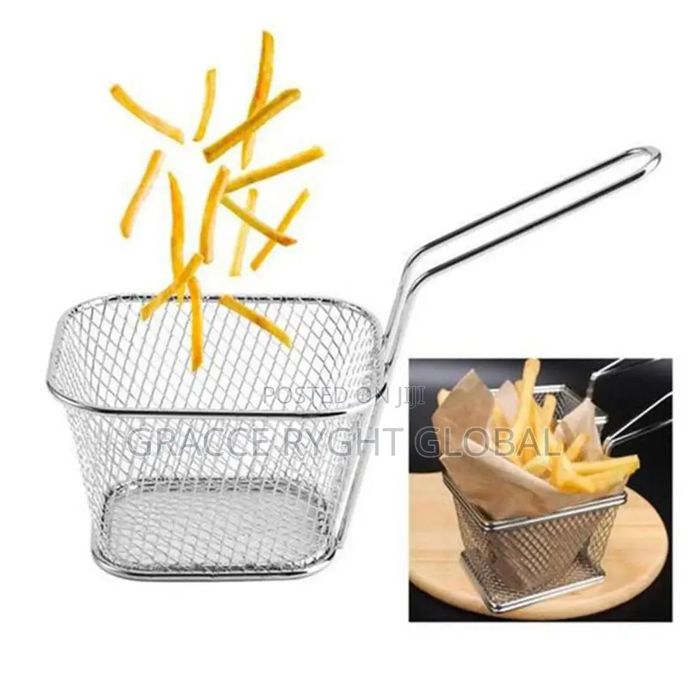 Stainless Chips Serving Basket