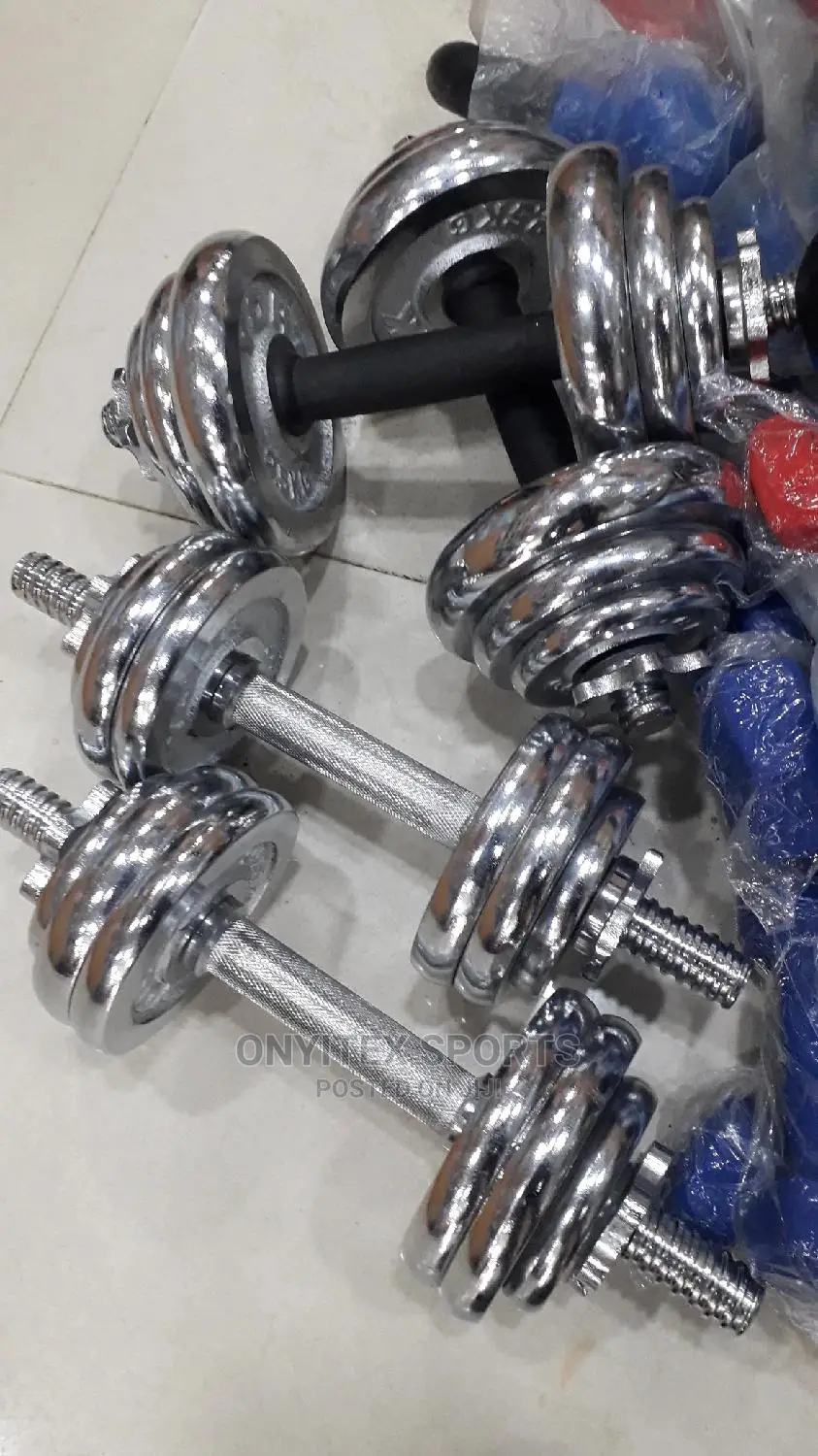 30kg Chrome Dumbbells