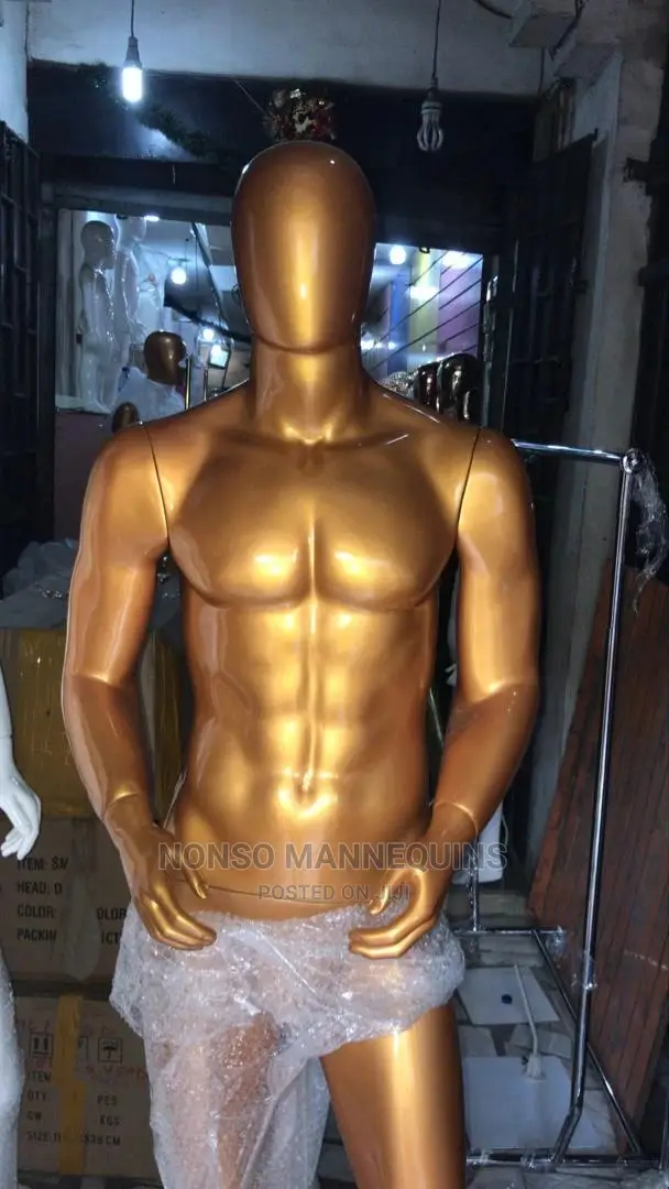 Fibre Gold Male Full Body Mannequin