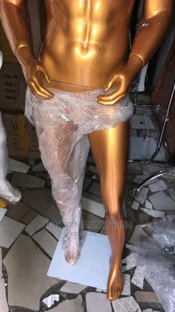 Fibre Gold Male Faceless Mannequin