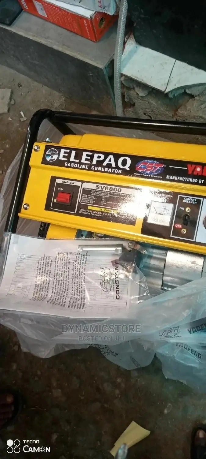 Elepaq Constant 4.5kva 100 Percent Copper Coil Manual