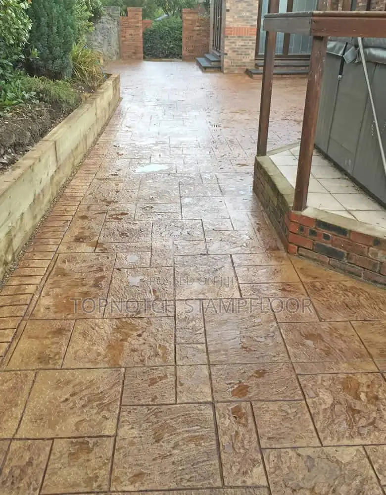 Nigeria Floor Design Increte Stamp Floor