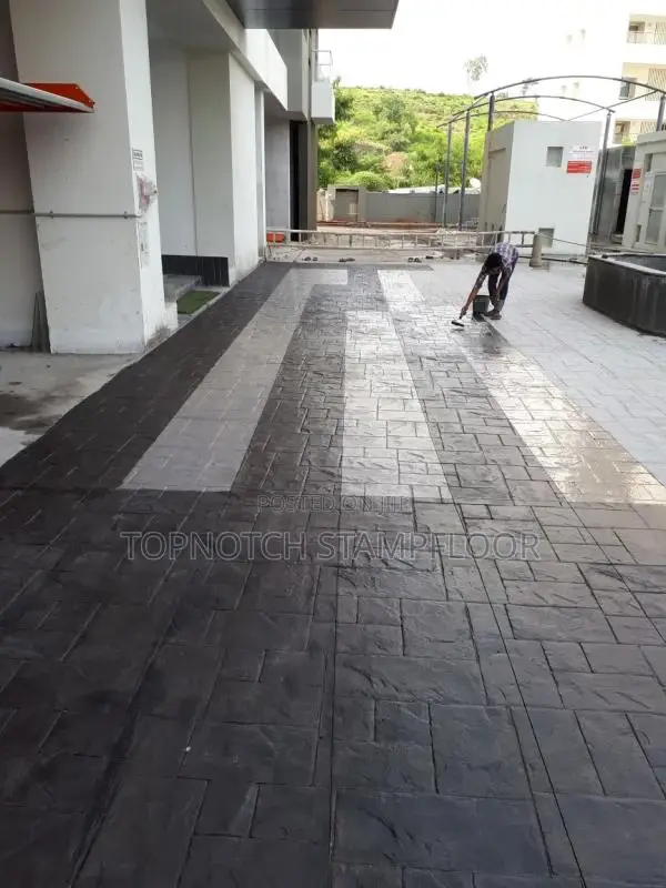 Nigeria Floor Design Increte Stamp Floor
