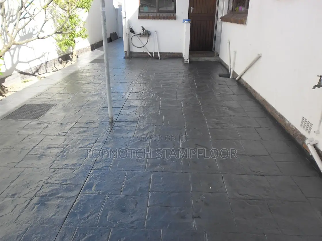 Nigeria Floor Design Increte Stamp Floor