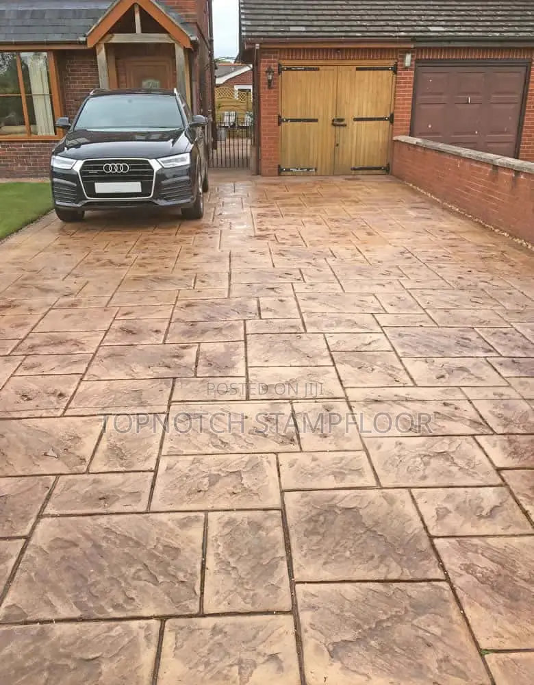 Nigeria Floor Design Increte Stamp Floor