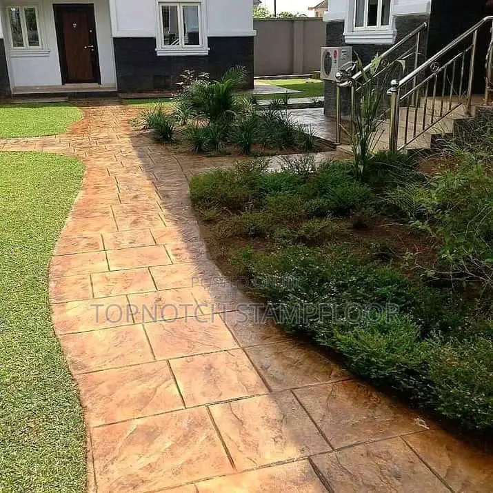 Exterior Stamp Floor Decor Finishing