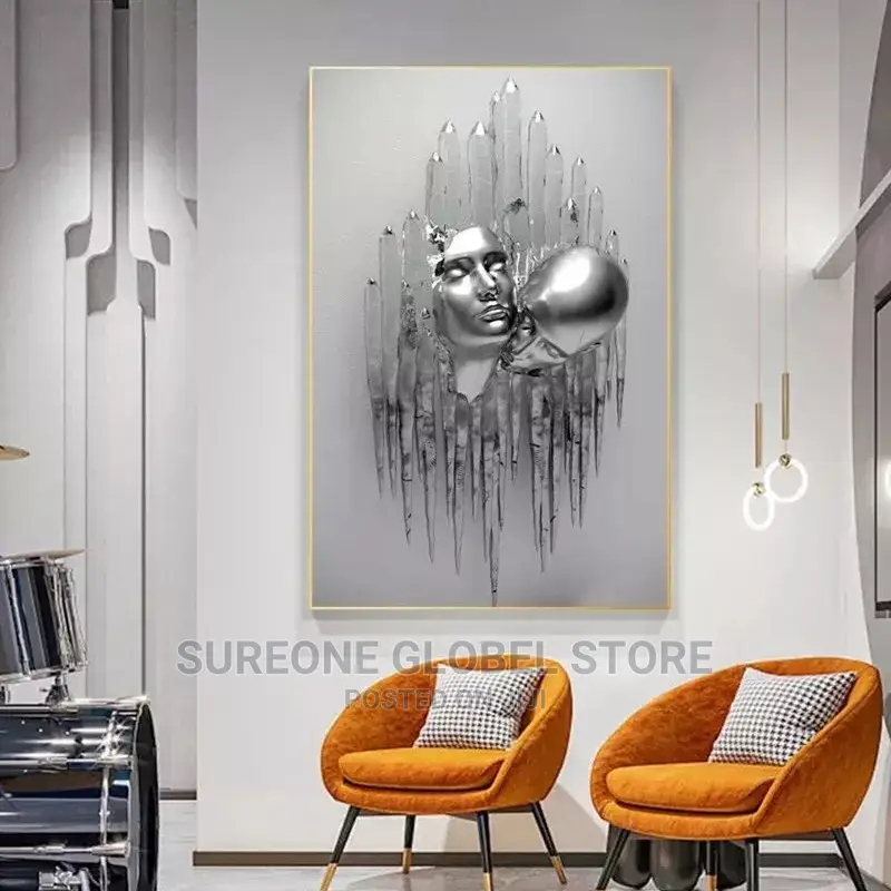 Sculpture Canvas Painting Romantic