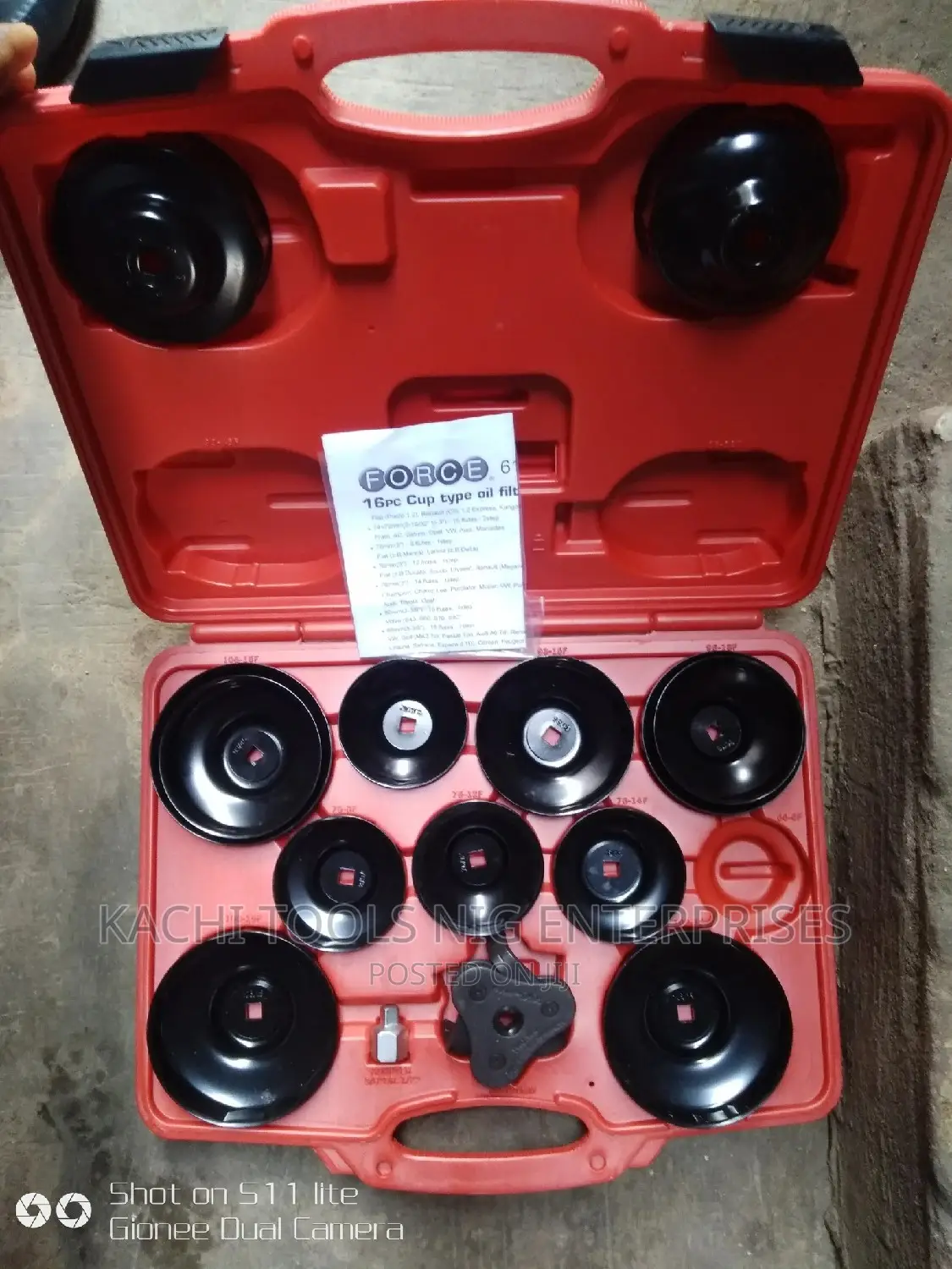 Oil Filter Cups Wrench Set 16pes