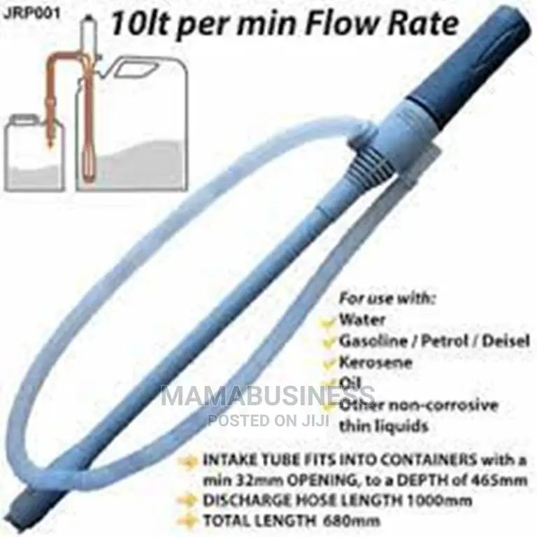 Electric Turbo Pump Automatic Fluid Transfer Pump + Adapter