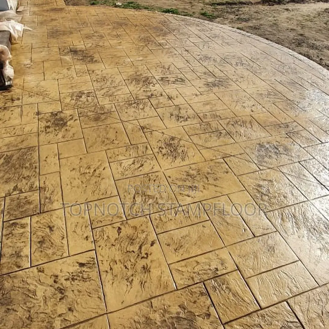 Concrete Floor Design Work/Exterior House Decorative