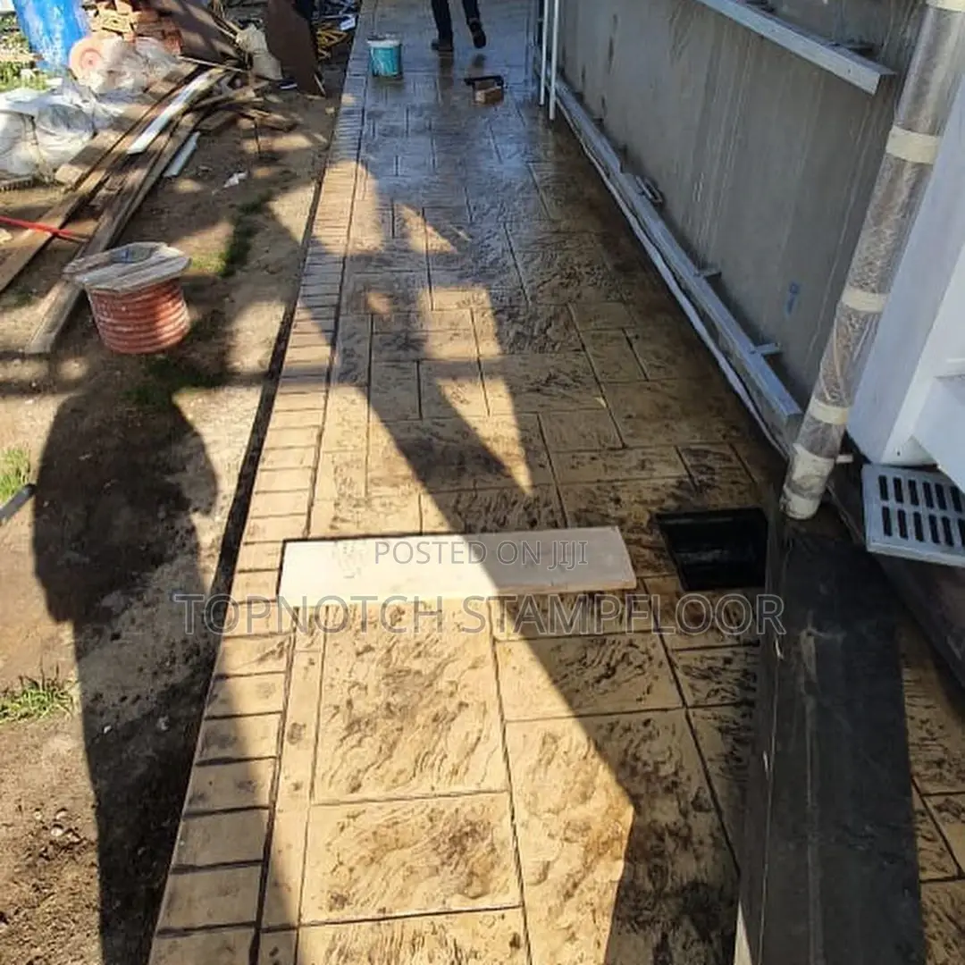Concrete Floor Design Work/Exterior House Decorative
