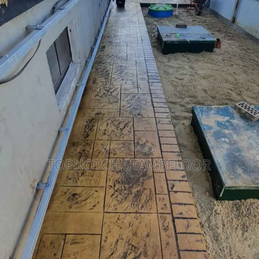 Concrete Floor Design Work/Exterior House Decorative