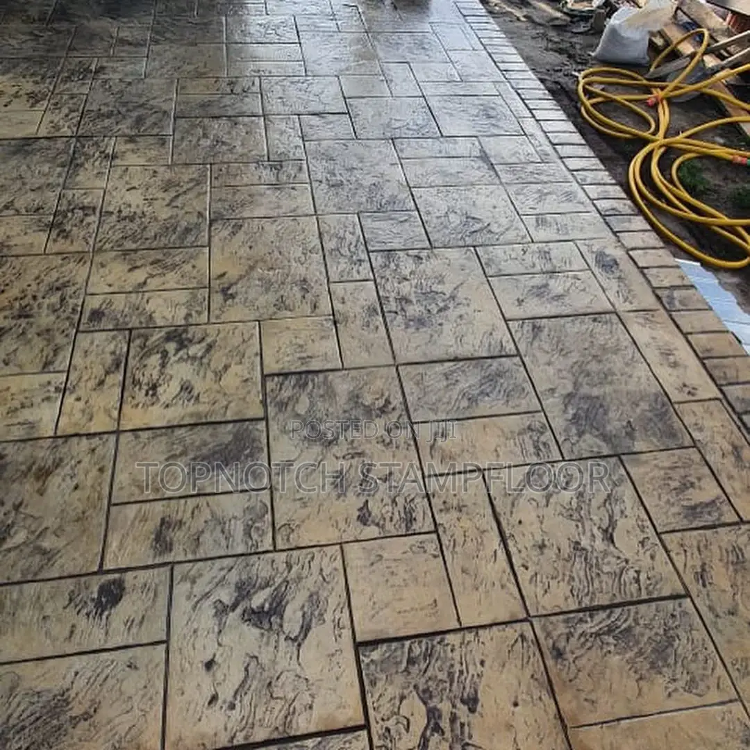 Concrete Floor Design Work/Exterior House Decorative
