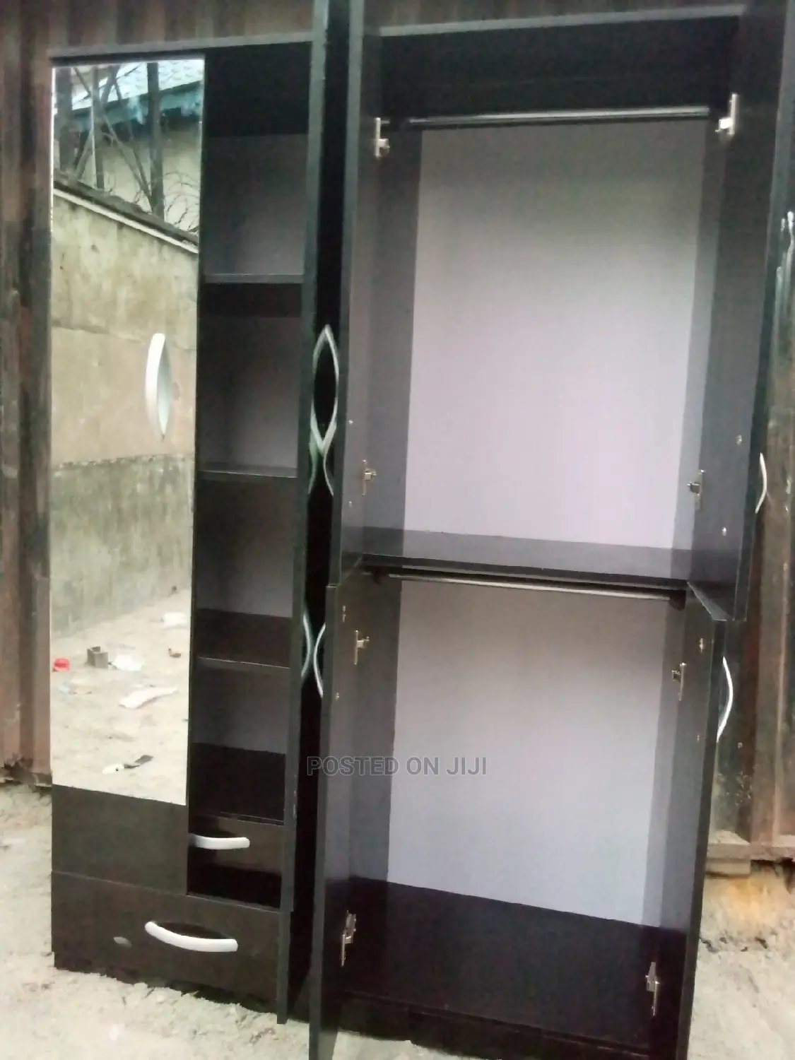 Big Wardrobe 6 by 4 Wardrobe + Glass + Inner Drawer