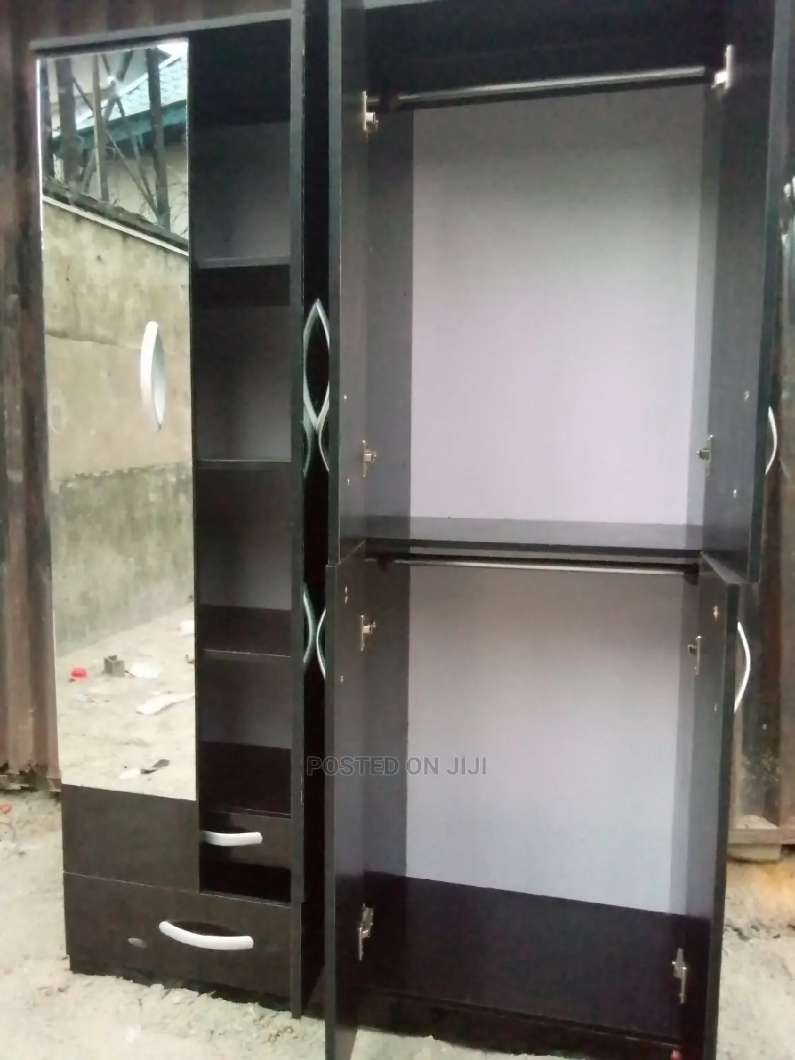 Big Wardrobe 6 by 4 Wardrobe + Glass + Inner Drawer
