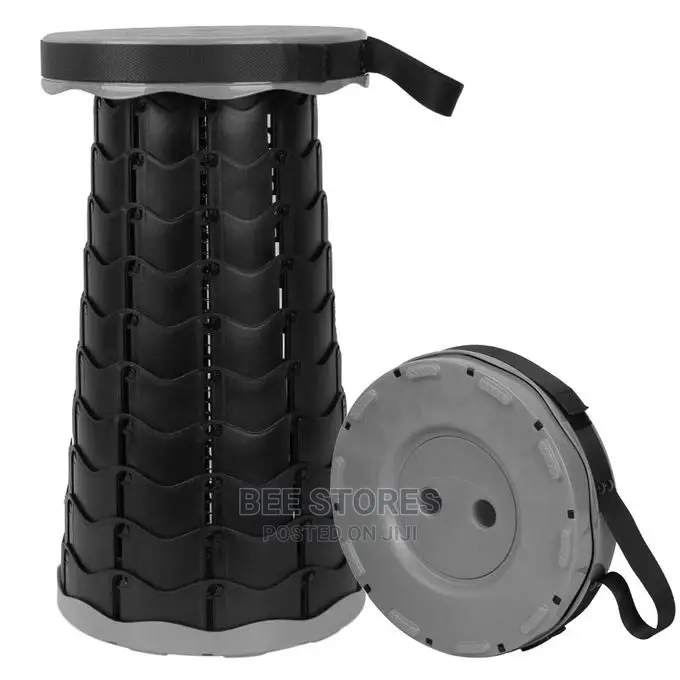 Foldable Retractable Stool Telescopic Adults Kids Chair