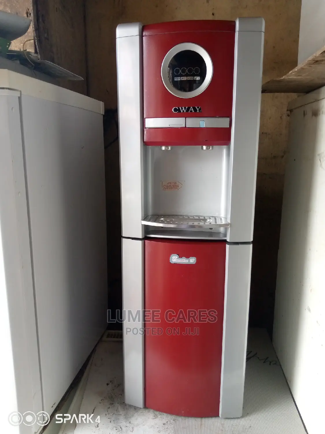 Neatly Used Cway Hot and Cold Water Dispenser With Fridge.