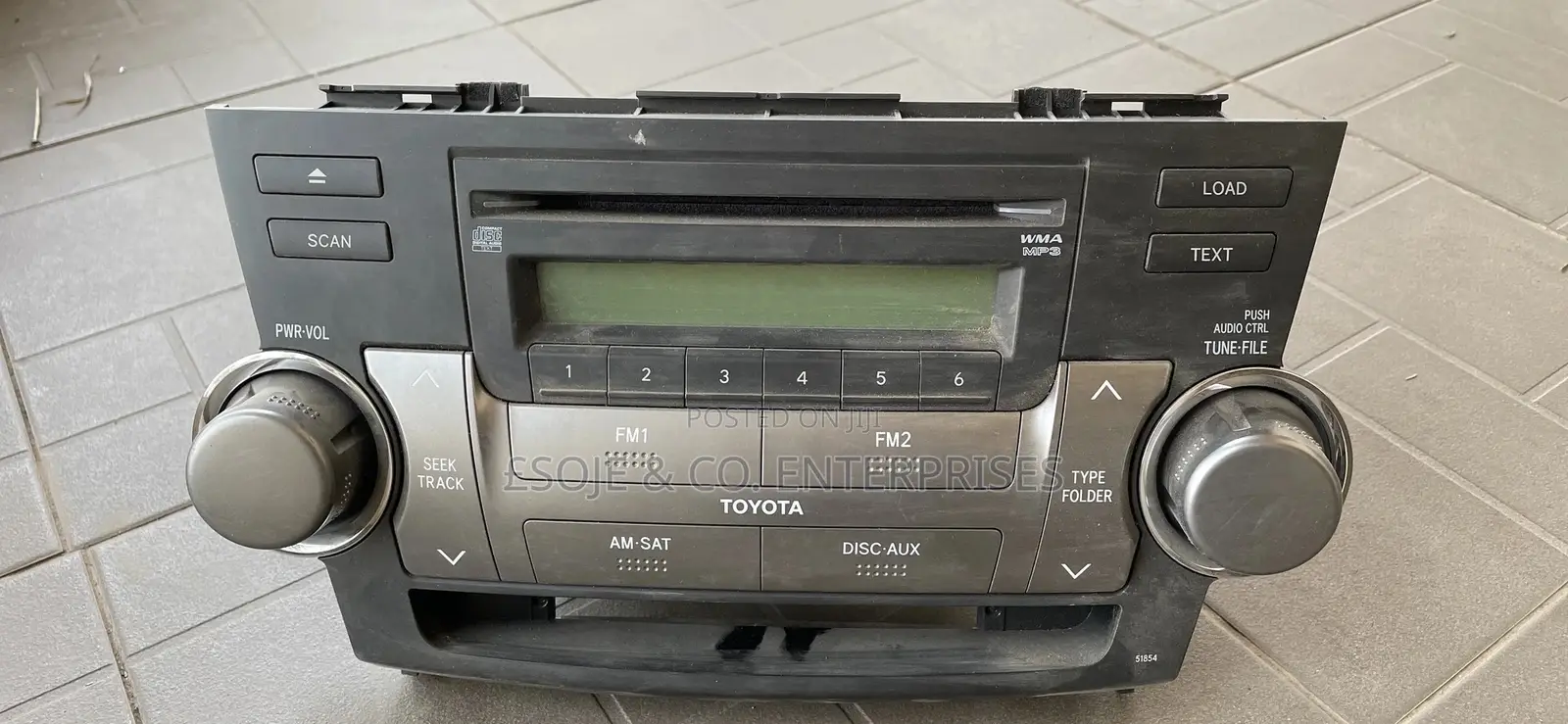 Toyota Highlander Car Stereo System