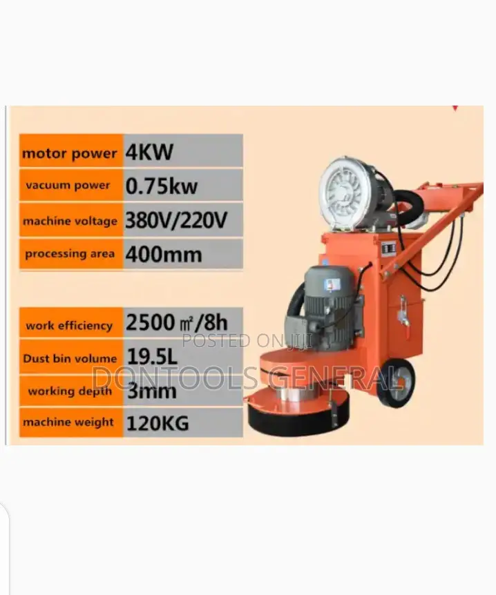 Concrete Floor Grinder With Vacuum Polishing Machine G400