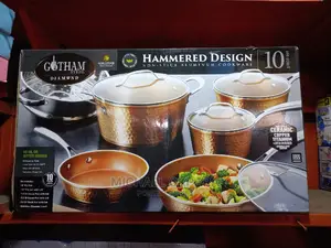 10 Pieces Non Stick Gotham Steel Pots