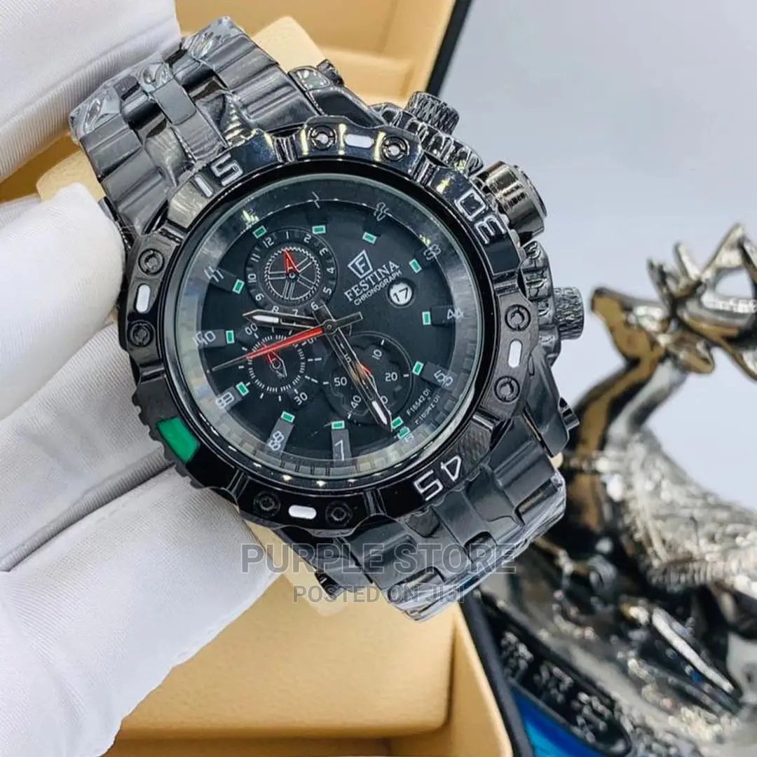 Festina Mens Wristwatch Black